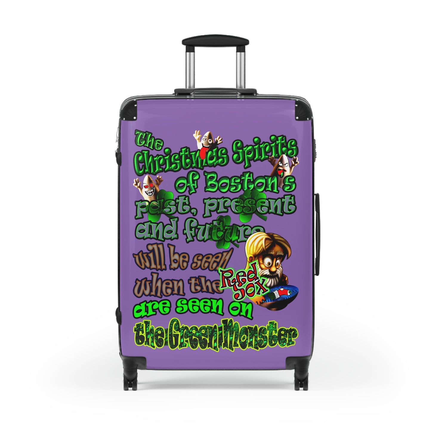 christmas spirits of boston - Suitcase (light purple)