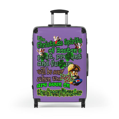 christmas spirits of boston - Suitcase (light purple)