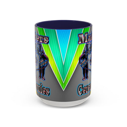 em cee squared - Accent Mug (rainbow split)