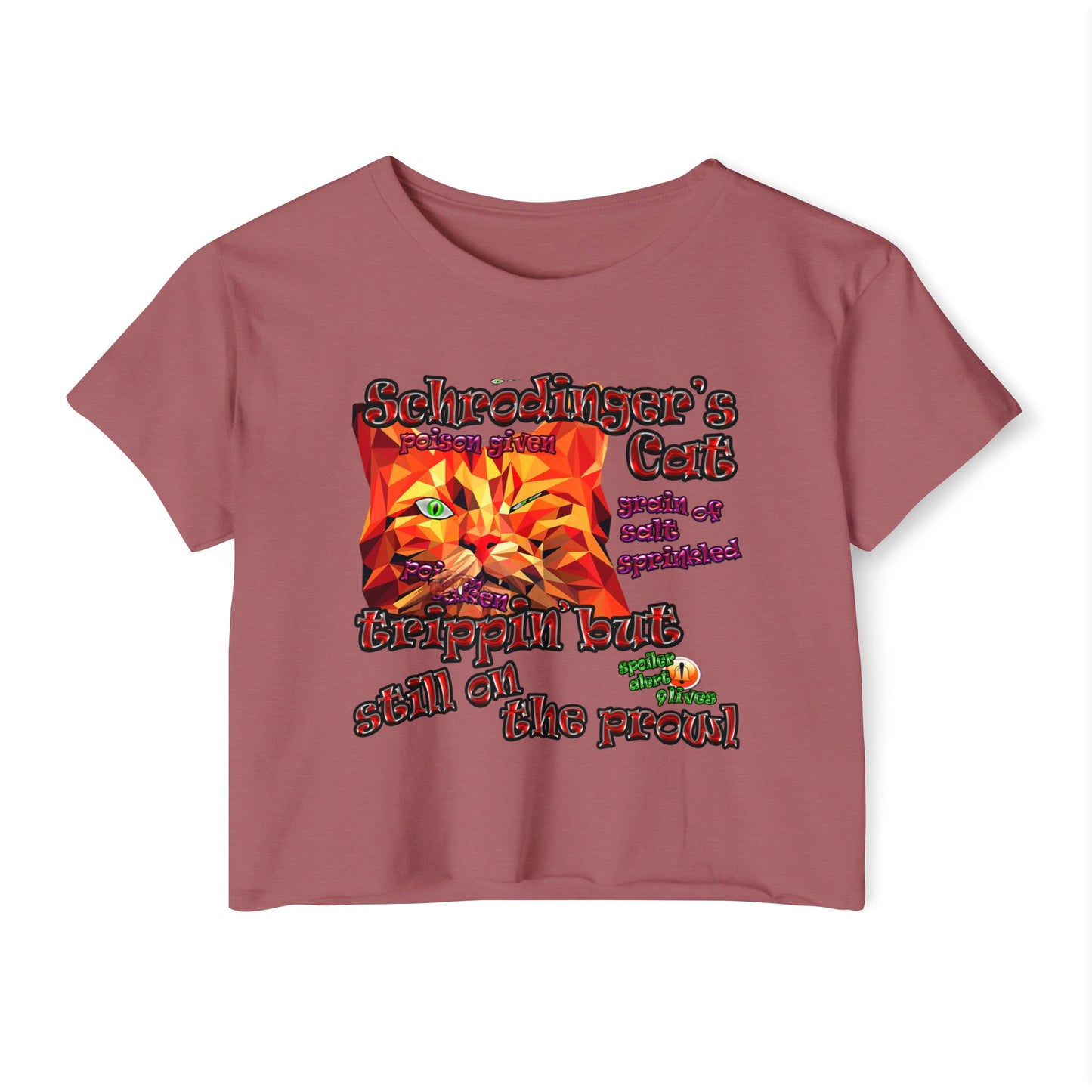 schrodinger's cat - Women's Festival Crop Top