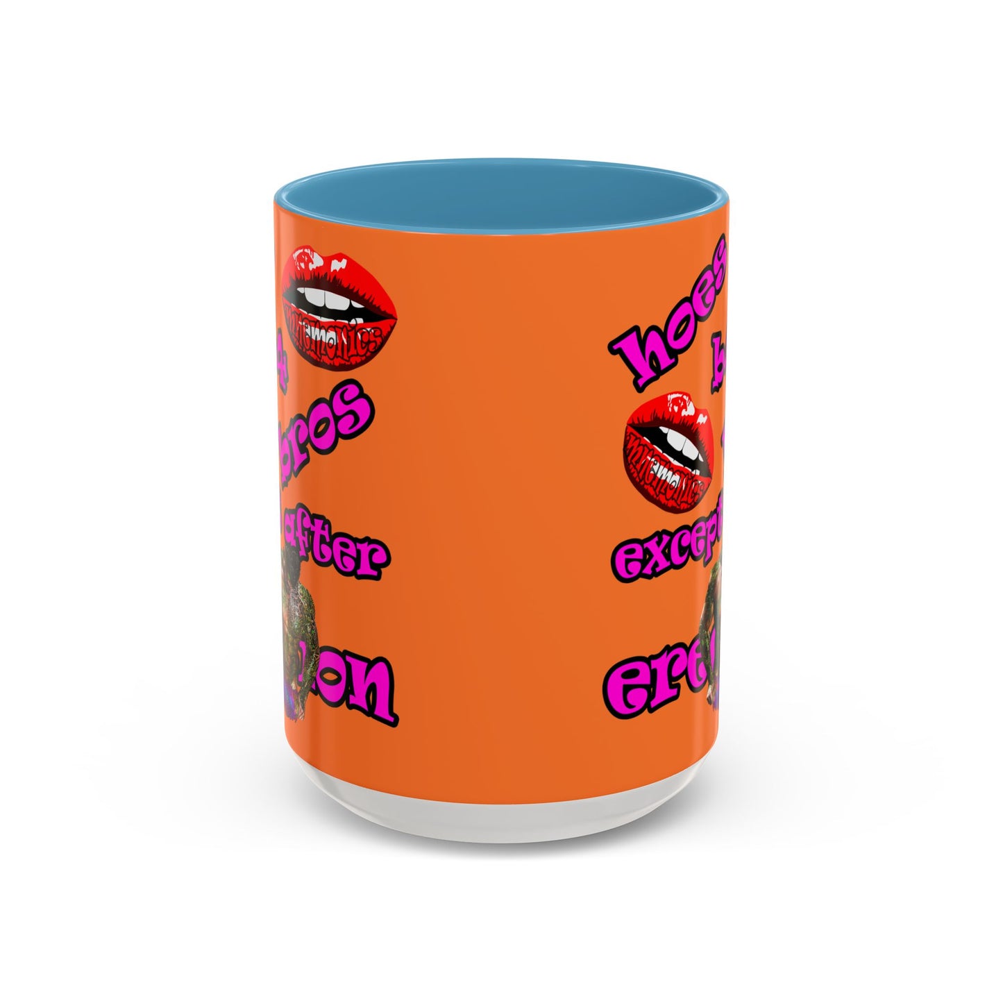 hoes b4 bros - Accent Mug (crusta)