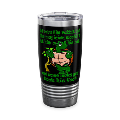 turtle race - Ringneck Tumbler, 20oz (black)