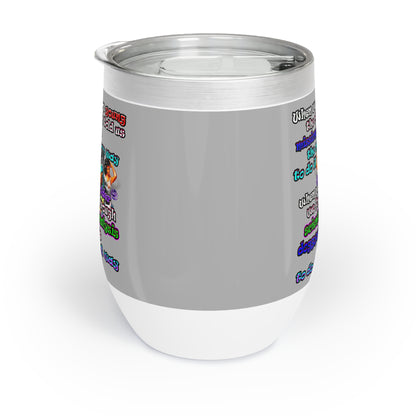 doggystyle - Chill Wine Tumbler (light grey)