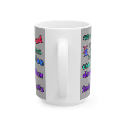 declaration of the independents - White Mug (light grey)