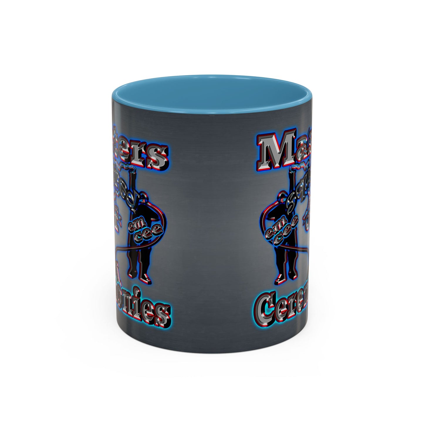 em cee squared - Accent Mug (grey-light grey)