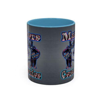 em cee squared - Accent Mug (grey-light grey)