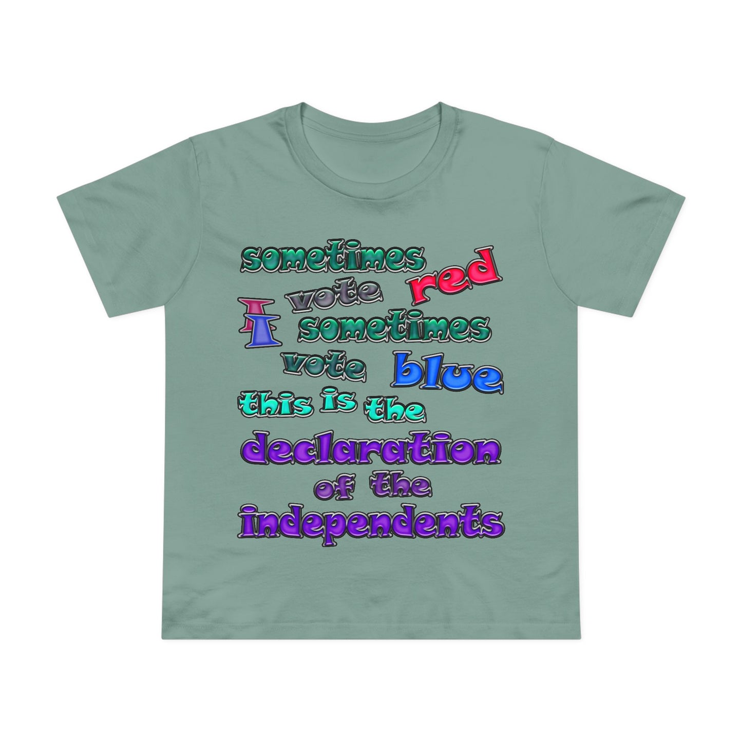 declaration of the independents - Women’s Maple Tee