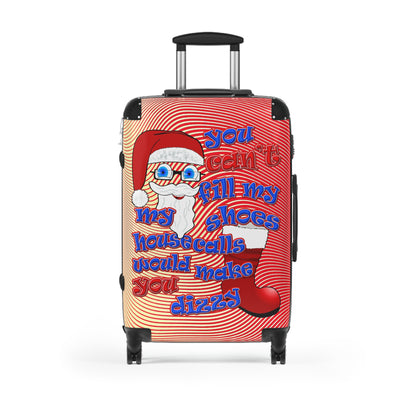 santa's shoes - Suitcase (yellow-orange wave)