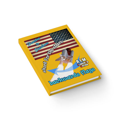 shoot for the stars - journal-lined (yellow)