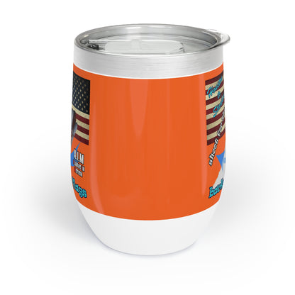 shoot for the stars - Chill Wine Tumbler (orange)