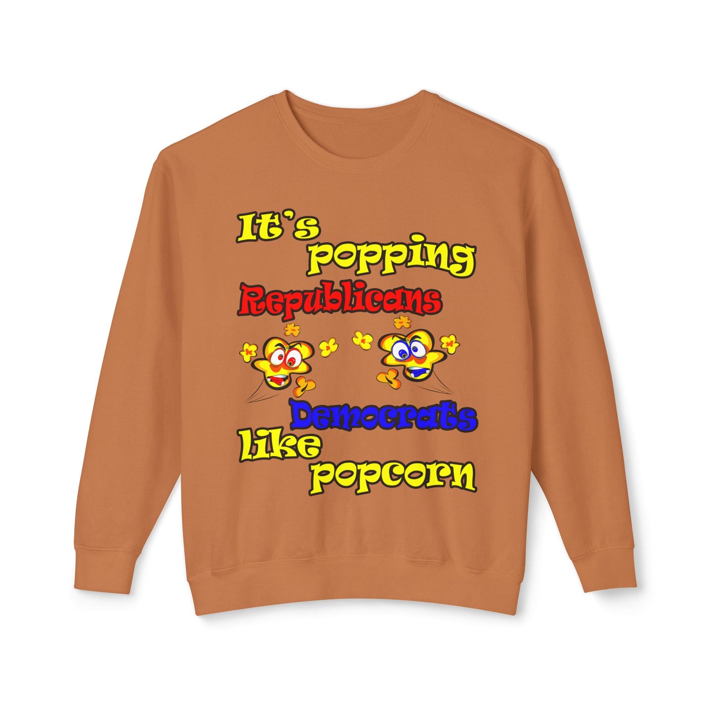 popping like popcorn - Unisex Lightweight Crewneck Sweatshirt