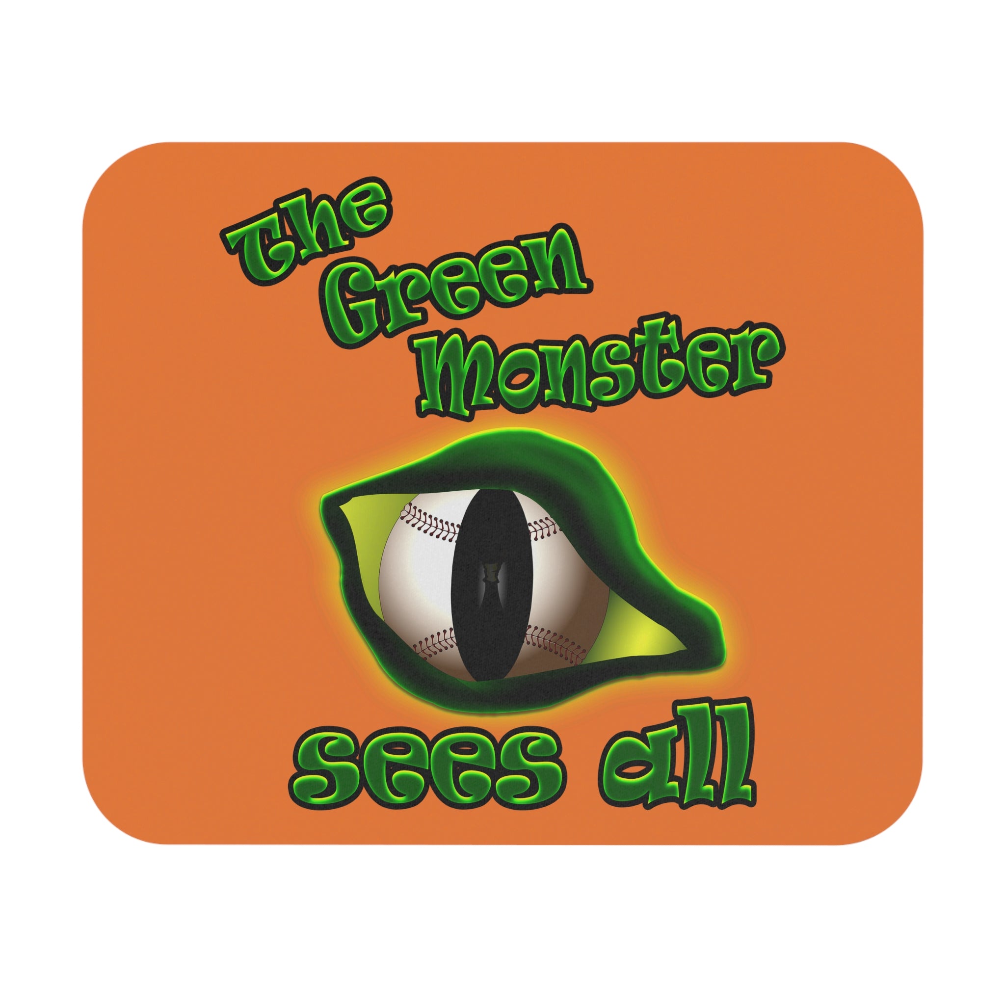 green monster - Mouse Pad (Rectangle) (crusta)