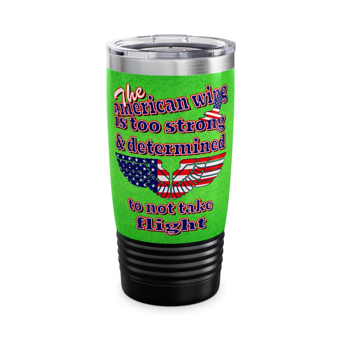 american wing - Ringneck Tumbler, 20oz (green turf)