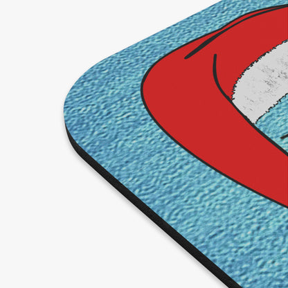 santa's shoes - Mouse Pad (Rectangle) - (faded blue)