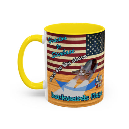 shoot for the stars - Accent Mug (butterscotch wood finish)
