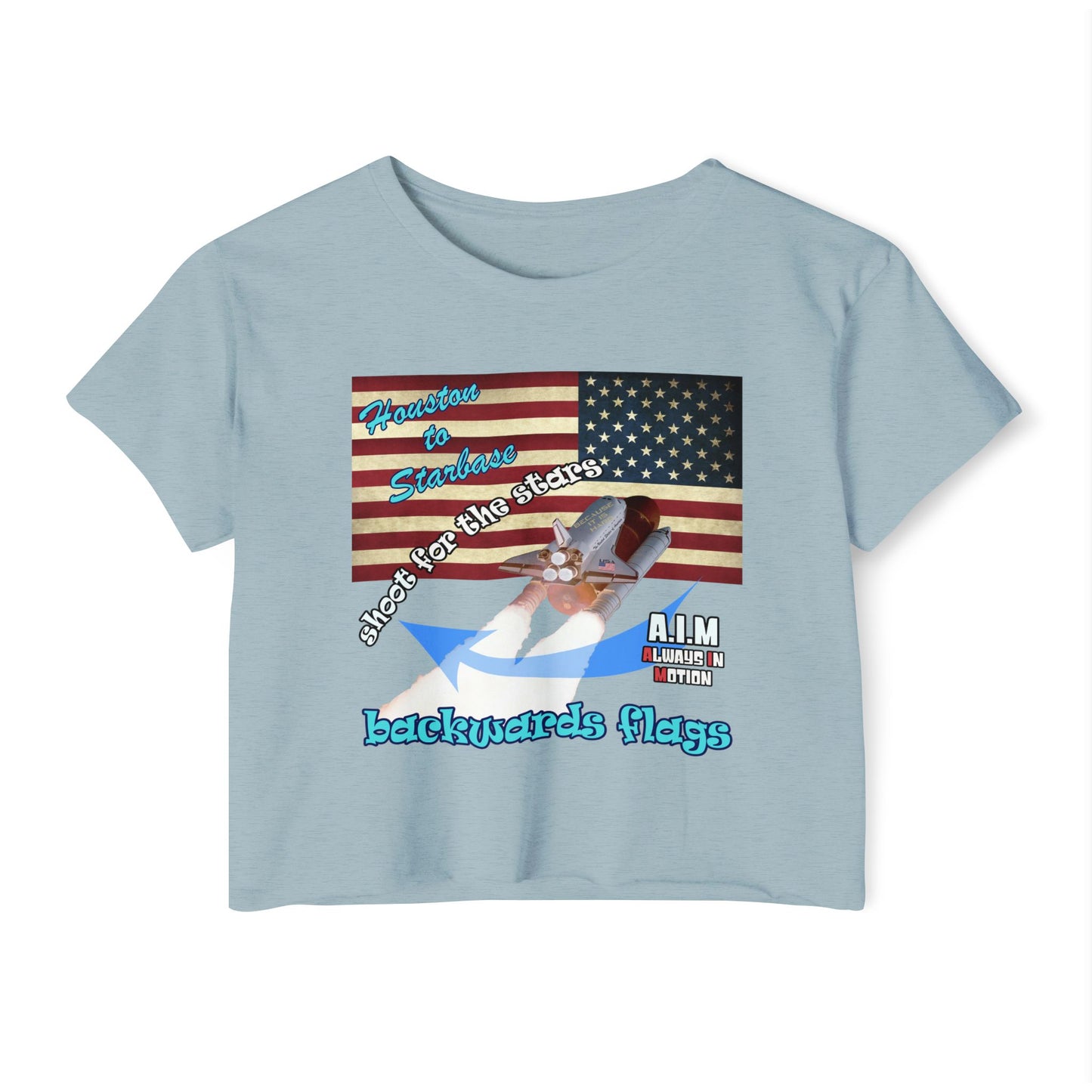 shoot for the stars - Women's Festival Crop Top