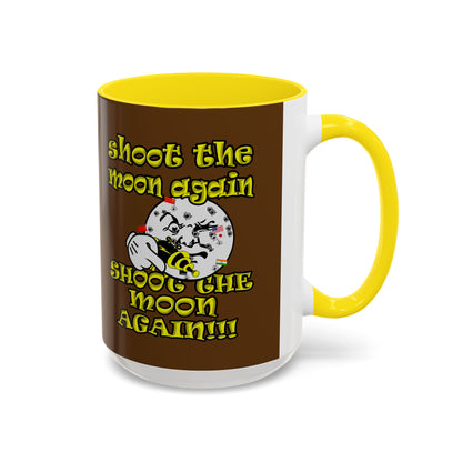 shoot the moon again - Accent Mug (brown)