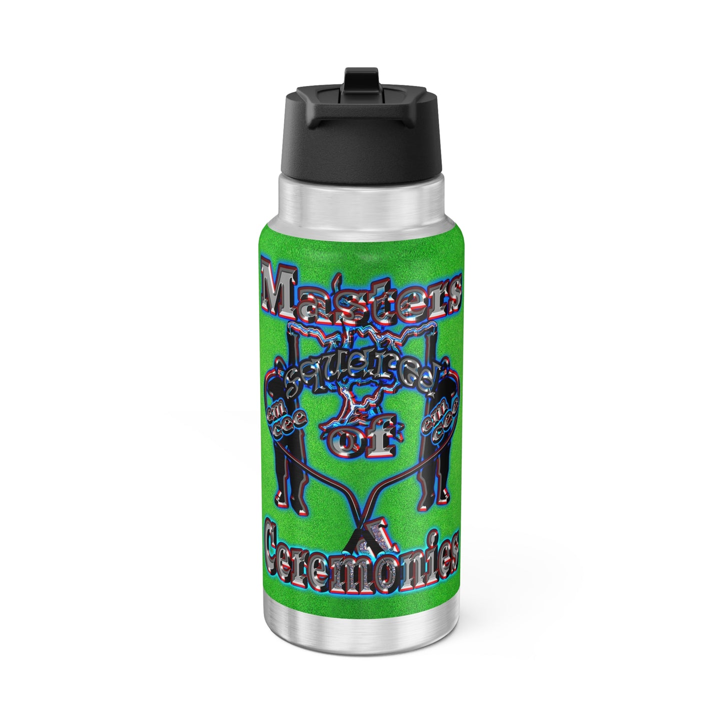 em cee squared - Gator Tumbler, 32oz (green turf)
