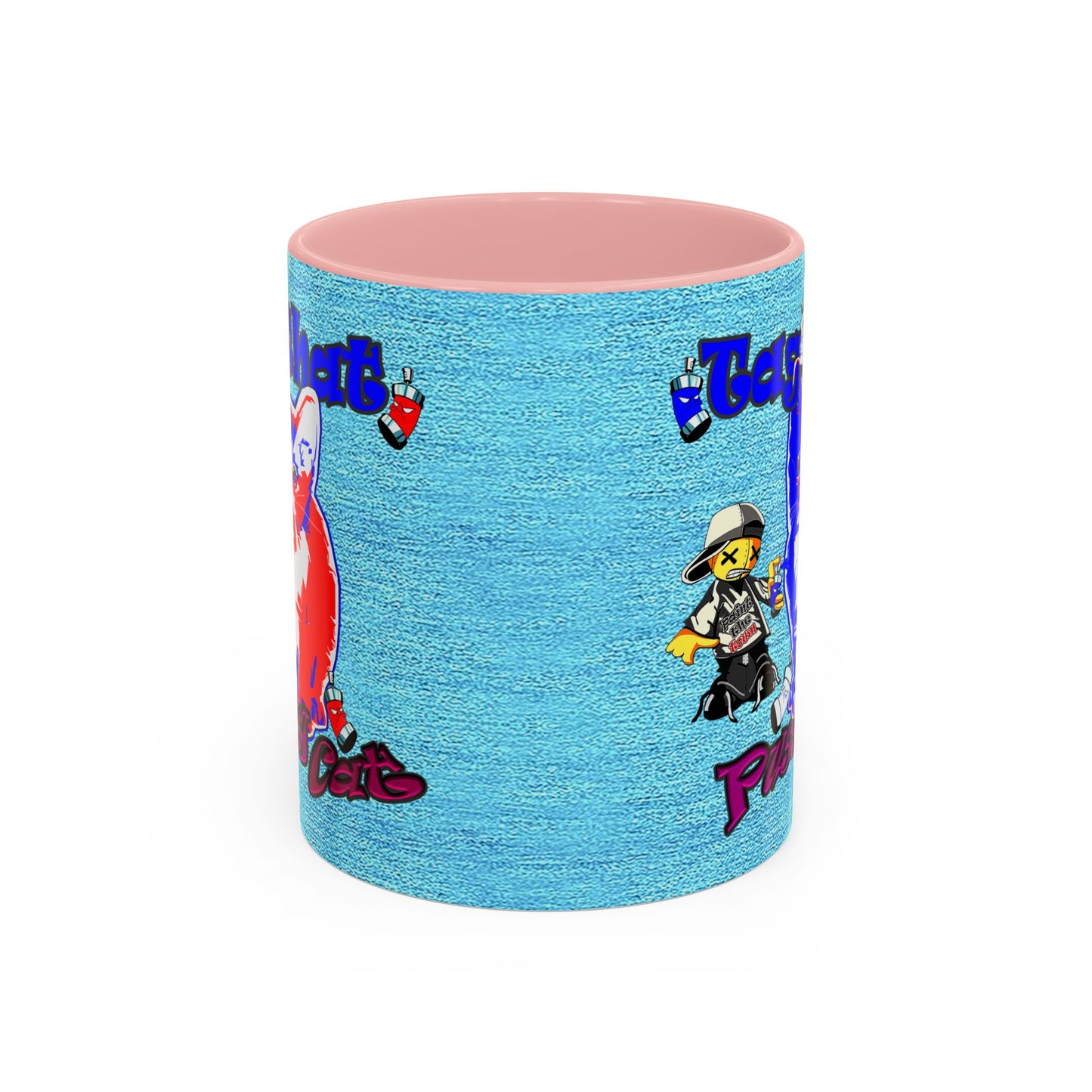 tag that - Accent Mug (faded blue)