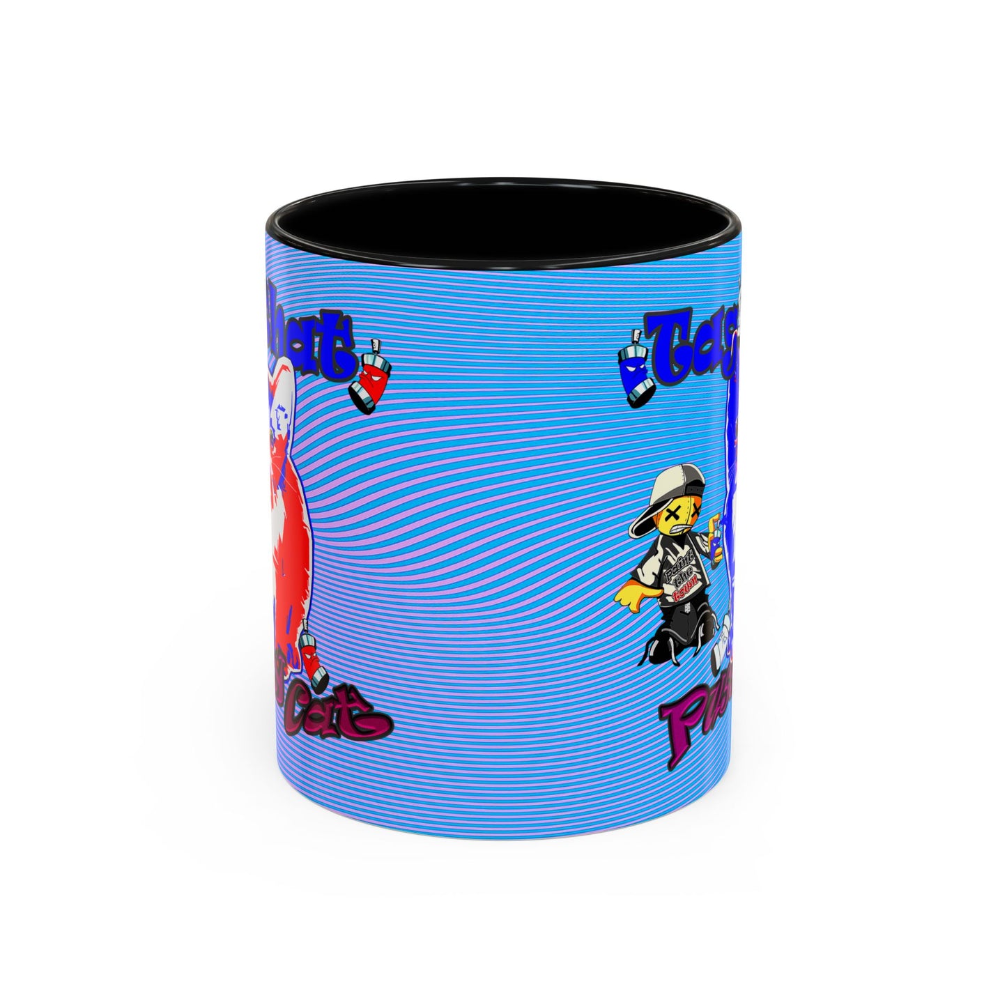 tag that - Accent Mug (light blue-purple wave)