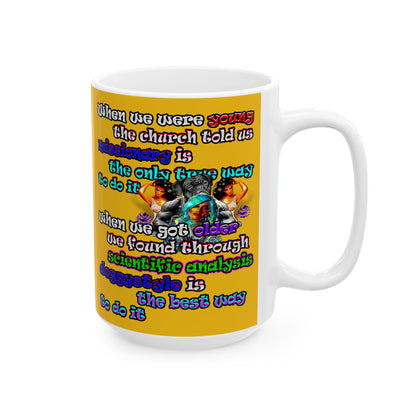 doggystyle - White Mug (yellow)