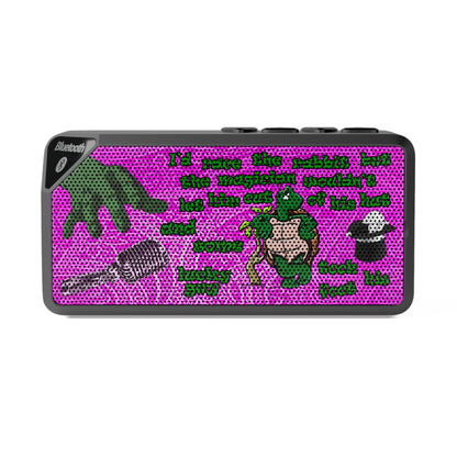 turtle race - Jabba Bluetooth Speaker (pink swirl)