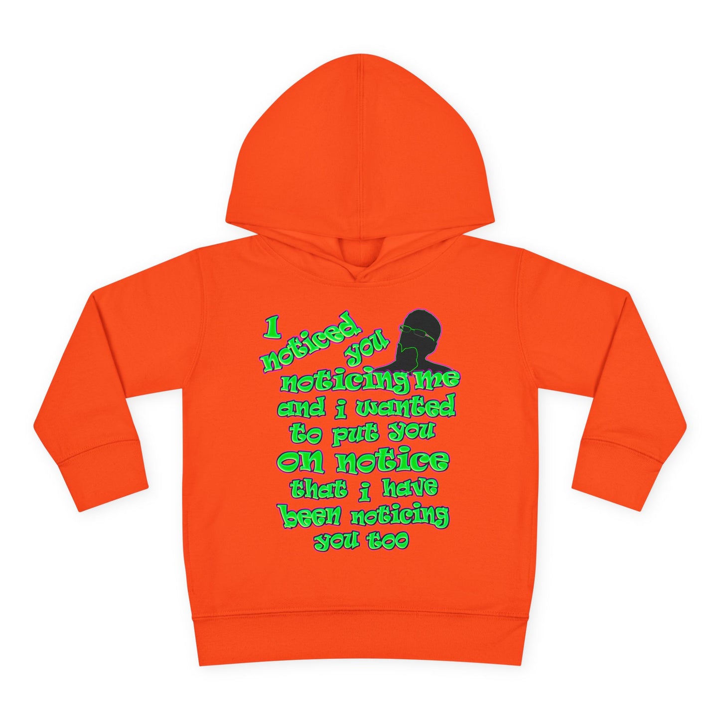 noticed you noticing - Toddler Pullover Fleece Hoodie