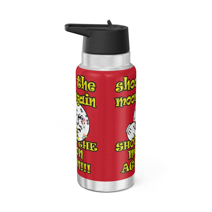 shoot the moon again - Gator Tumbler, 32oz (dark red)