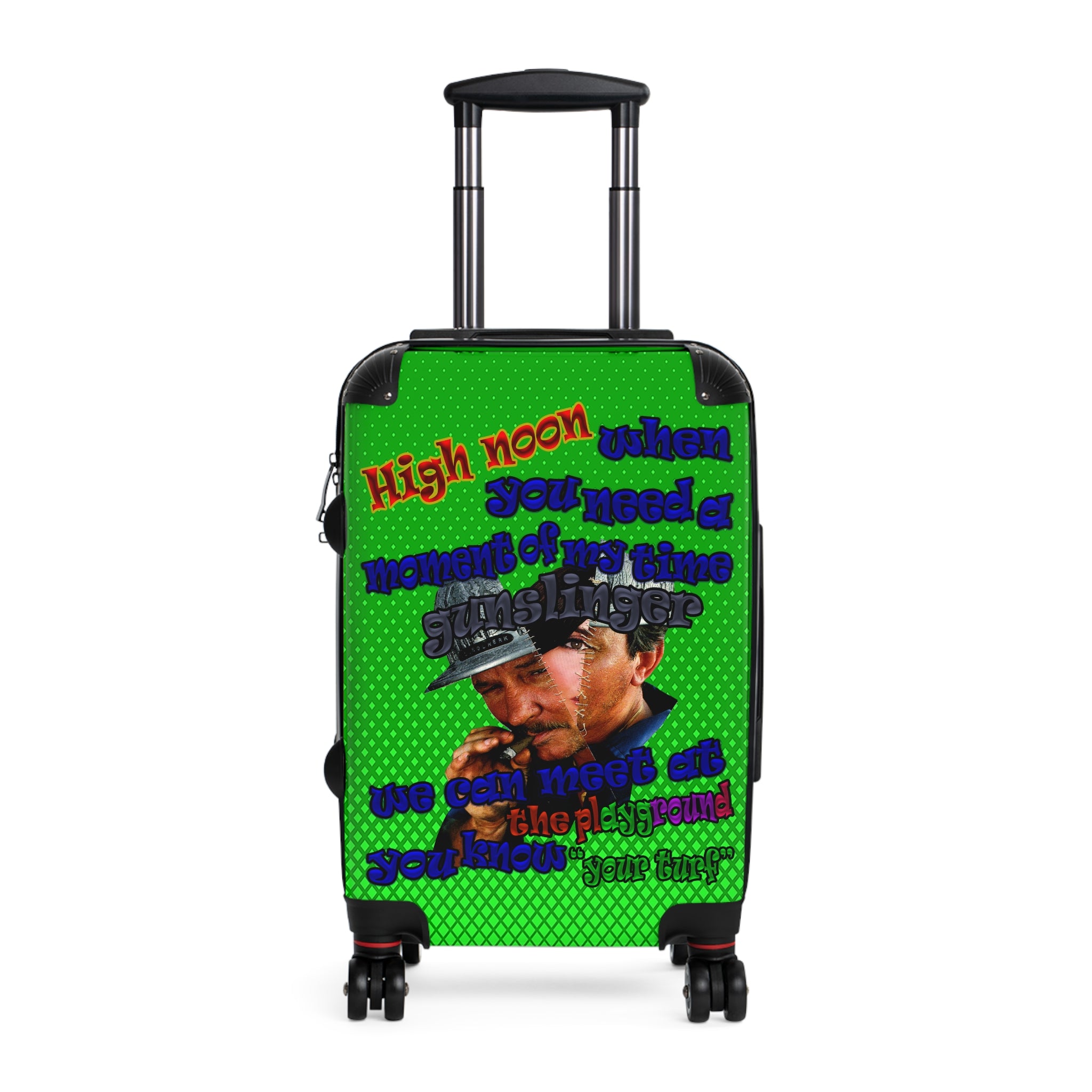 high noon - Suitcase (logo green)