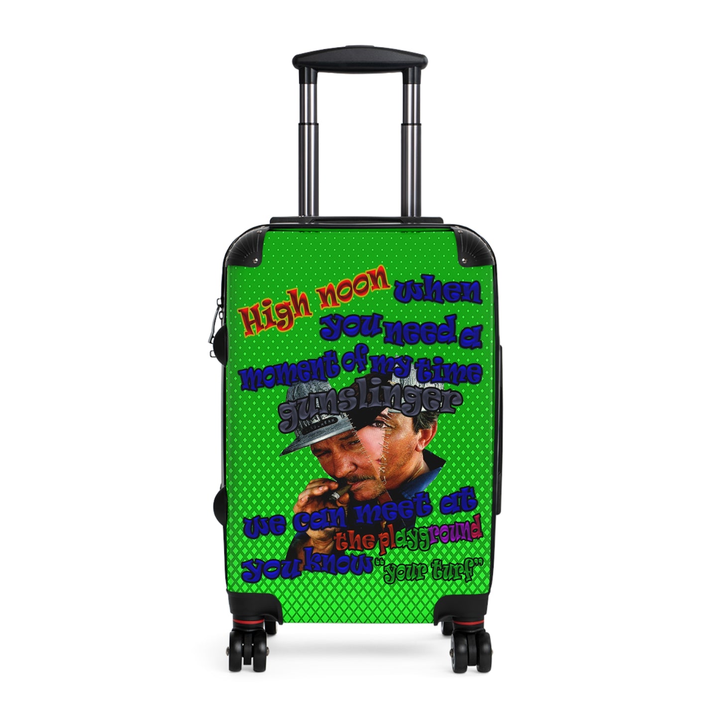 high noon - Suitcase (logo green)