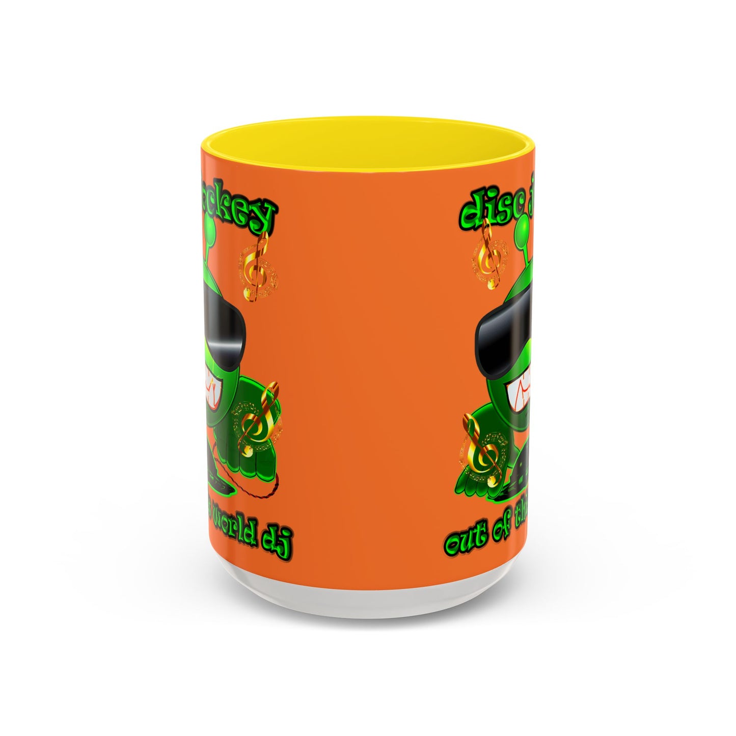 disc jockey - Accent Mug (crusta)