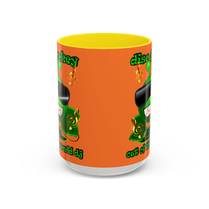 disc jockey - Accent Mug (crusta)