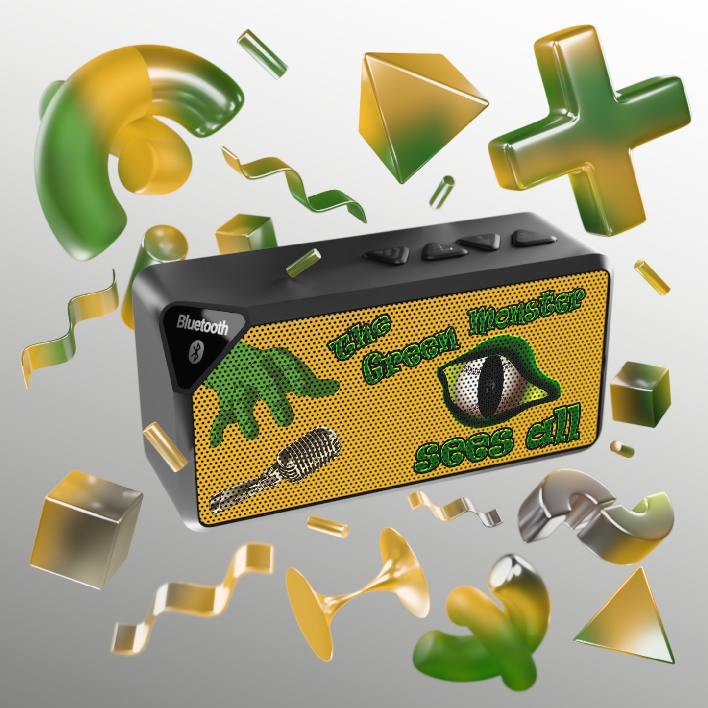 green monster - Jabba Bluetooth Speaker (yellow)