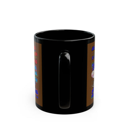 drop the beat - Black Mug (brown)