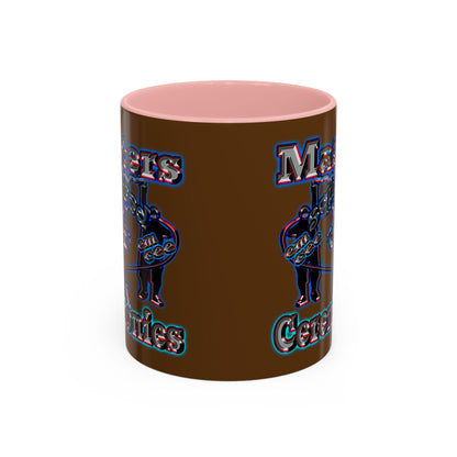 em cee squared - Accent Mug (brown)