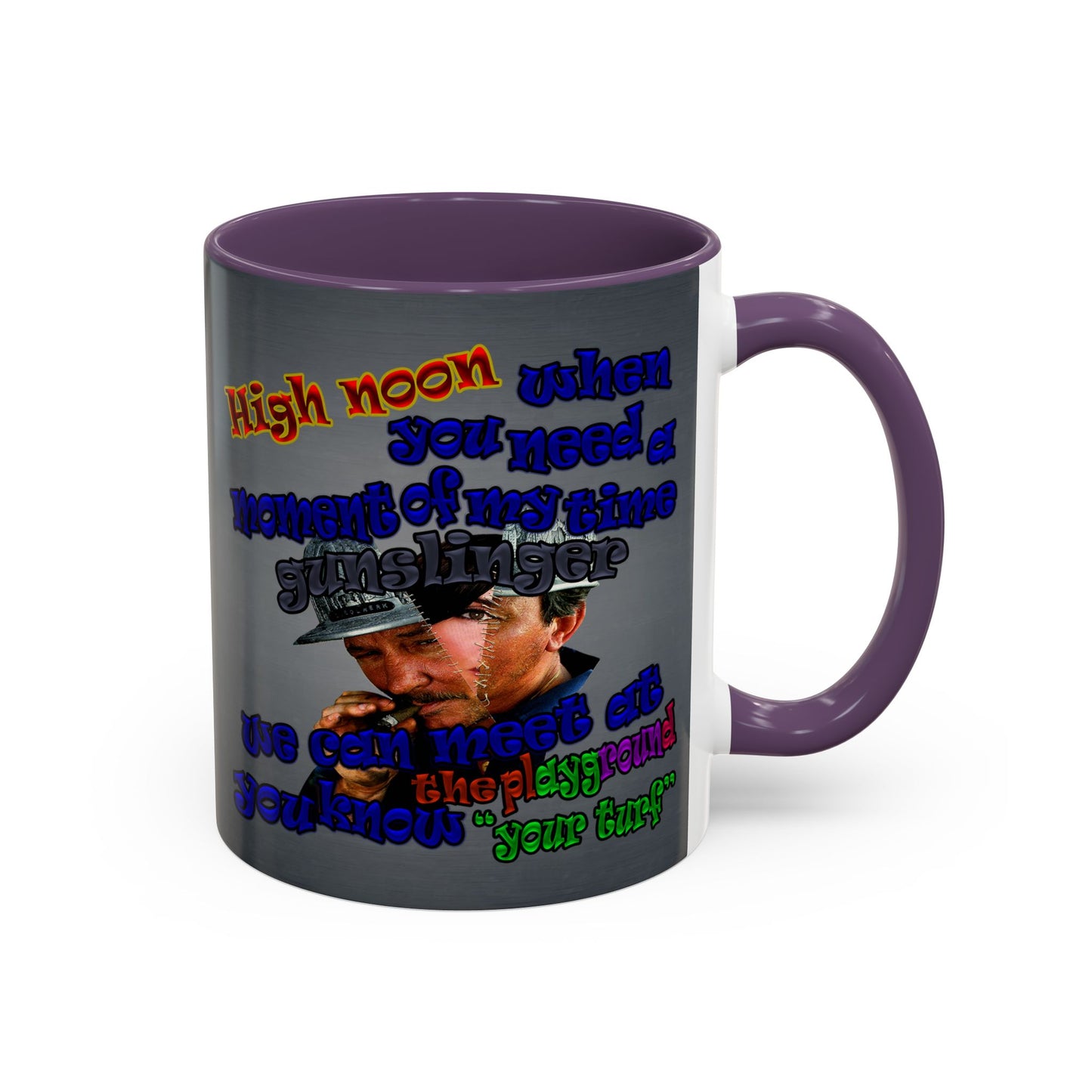 high noon - Accent Mug (grey-light grey)