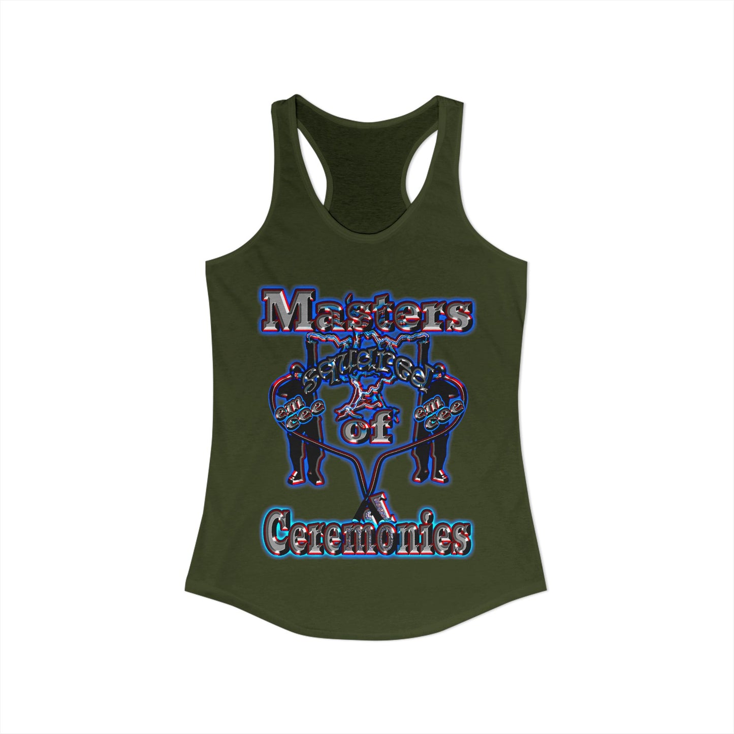 em cee squared - Women's Ideal Racerback Tank