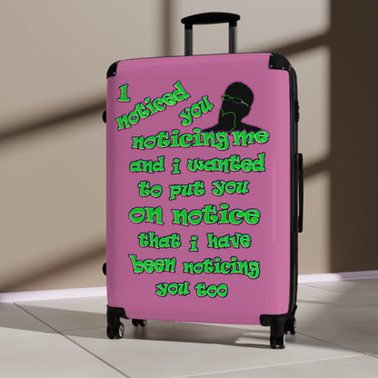 noticed you noticing - Suitcase (light pink)