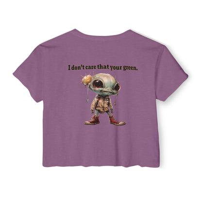 I don't care that your grey - Women's Festival Crop Top