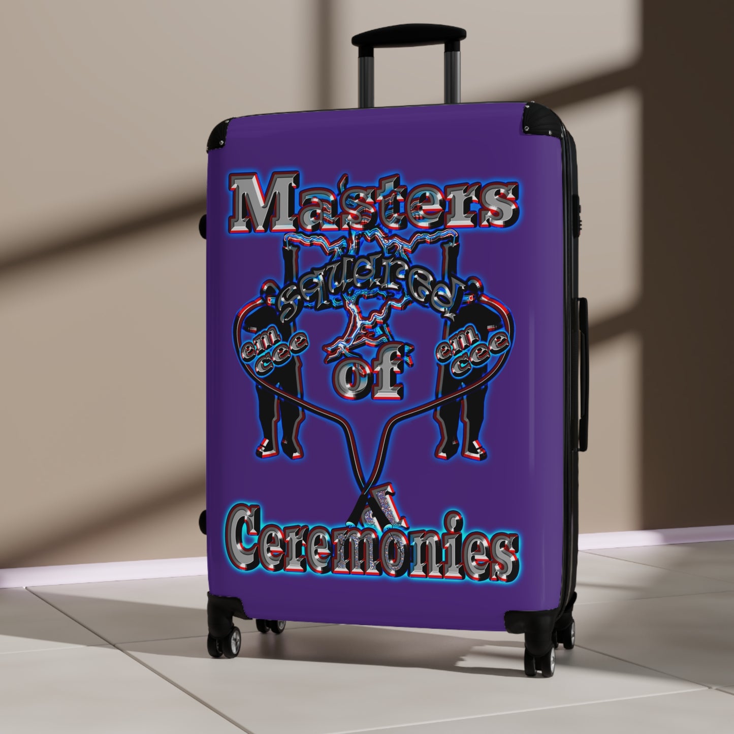 em cee squared - Suitcase (purple)