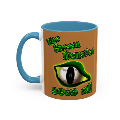 green monster - Accent Mug (light brown)
