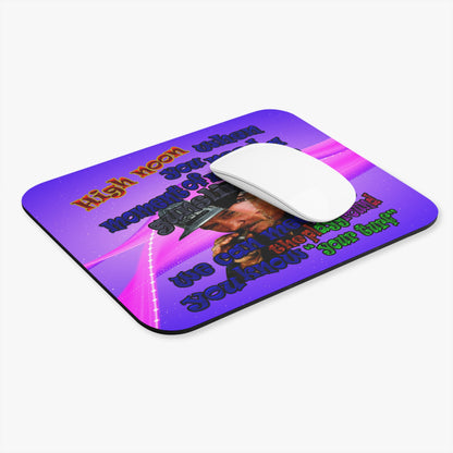 high noon - Mouse Pad (Rectangle) (purple-pink wave)