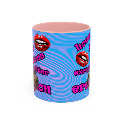 hoes b4 bros - Accent Mug (light blue-purple wave)