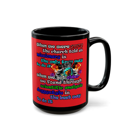 doggystyle - Black Mug (red)