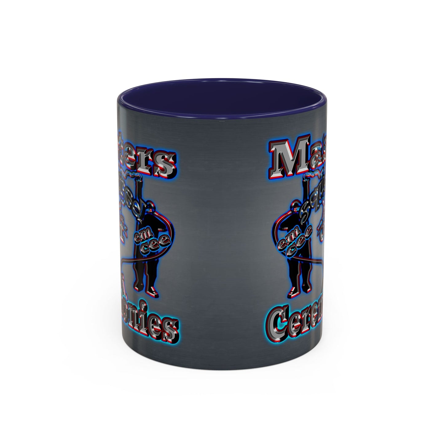 em cee squared - Accent Mug (grey-light grey)