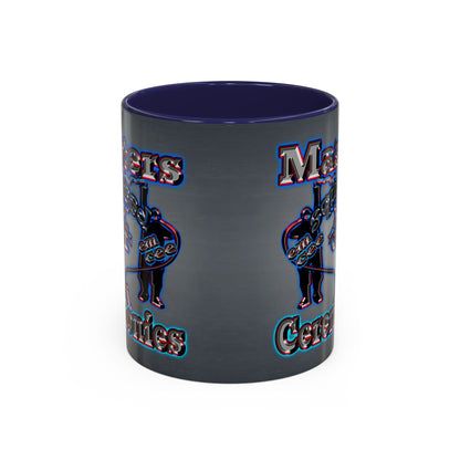em cee squared - Accent Mug (grey-light grey)