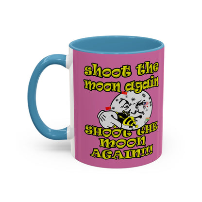 shoot the moon again - Accent Mug (light pink)