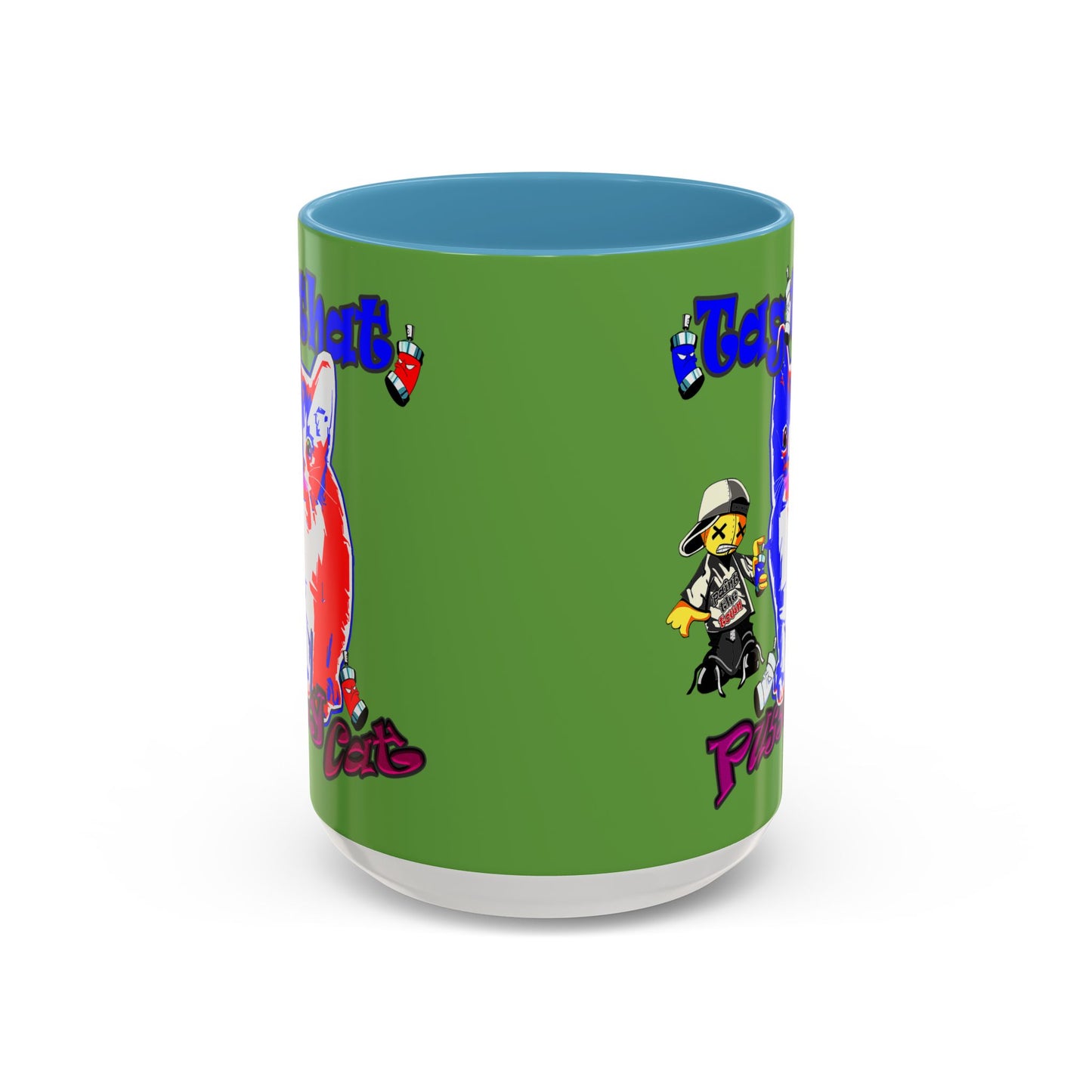 tag that - Accent Mug (green)