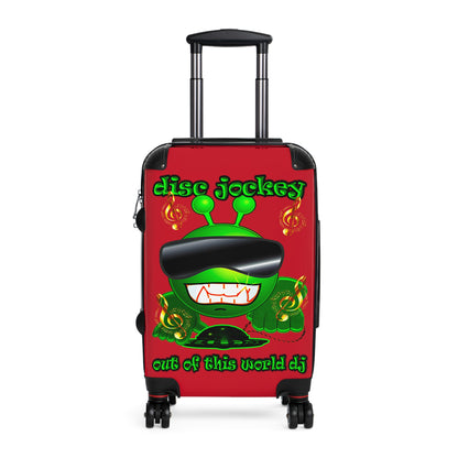 disc jockey - Suitcase (dark red)
