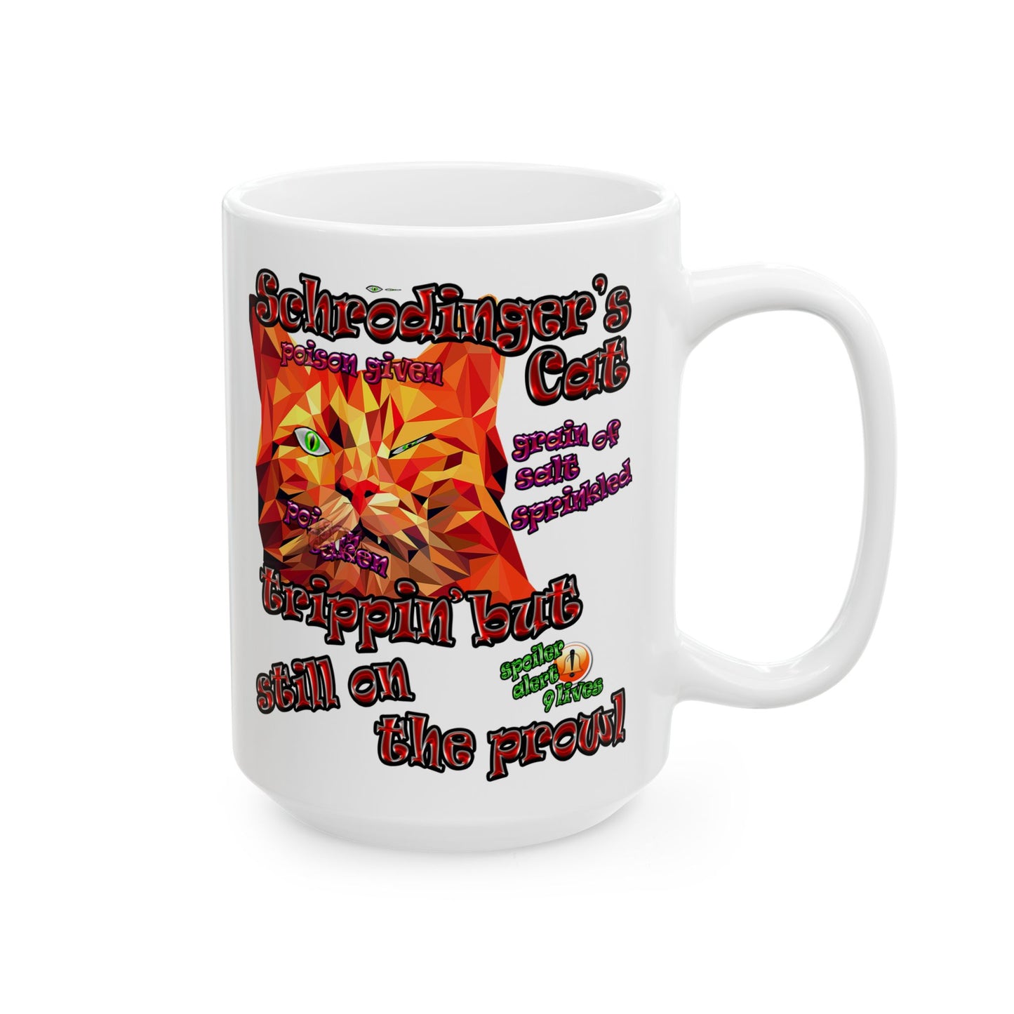 schrodinger's cat - White Mug (white)